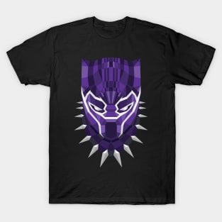 Geometric Panther Head T-Shirt